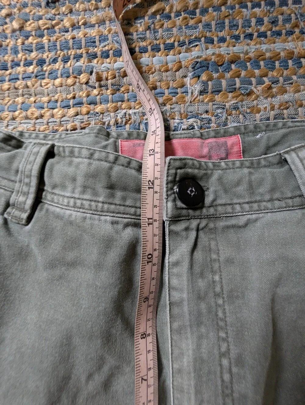 Vtg Cargo Shorts Men's 32 Olive Green Utility Gorpcore Casual Streetwear